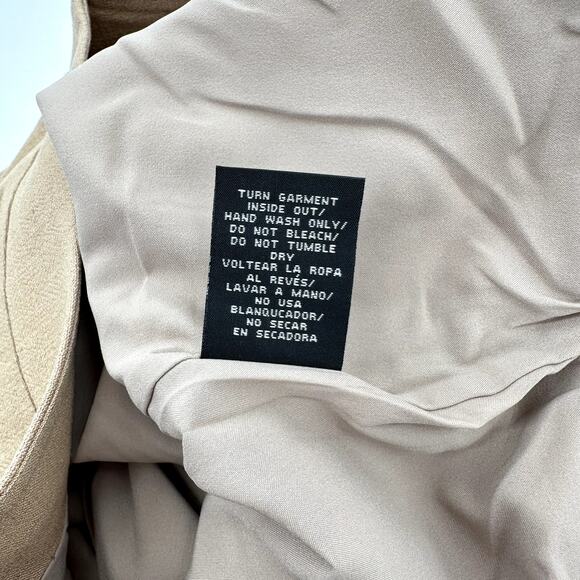 Maree Pour Toi linen blend wide leg pant in tan Size 12 - Picture 6 of 10